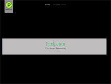 Tablet Screenshot of park.com